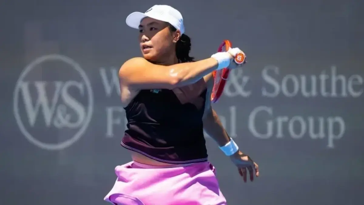 Sempat tertinggal 0-3, Janice Tjen bangkit dan lolos 16 besar Monterrey Open. (Instagram/@janicetjen)