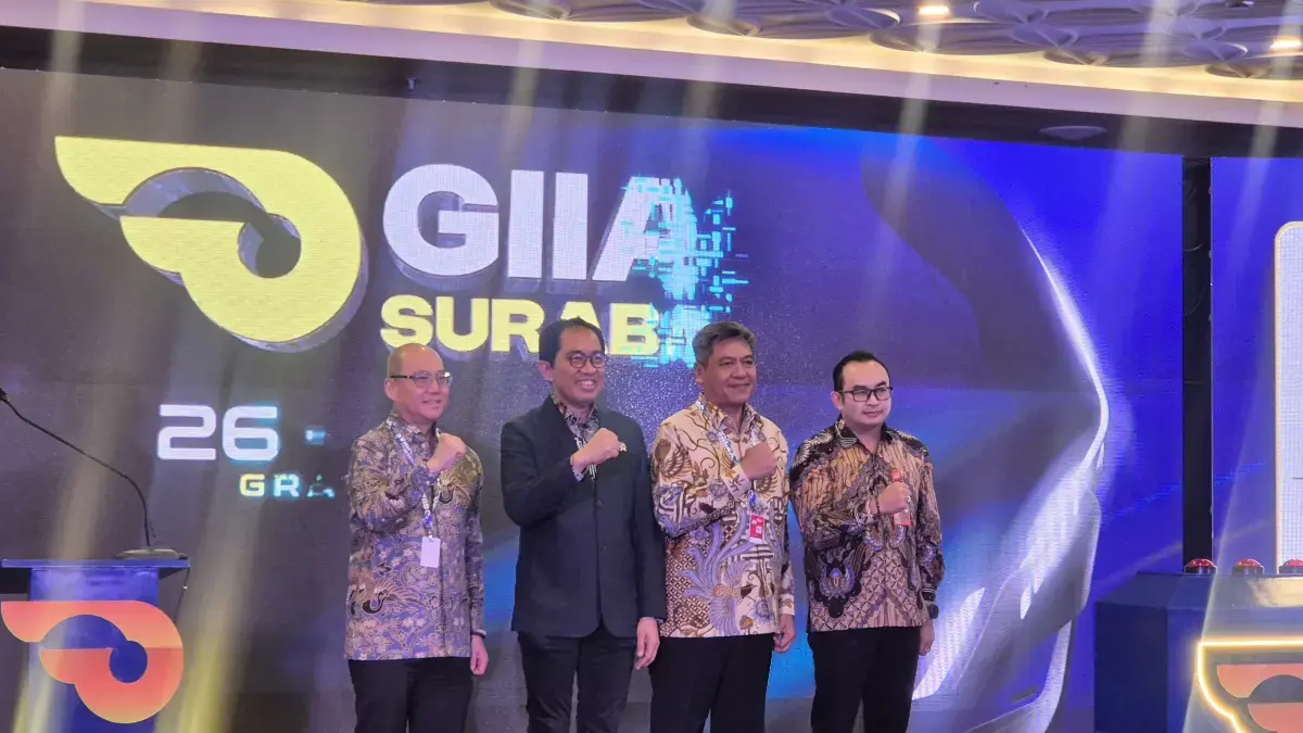 Seremoni pembukaan GIIAS Surabaya 2025 di Grand City Convex, Surabaya. (Novia Herawati/JawaPos.com)