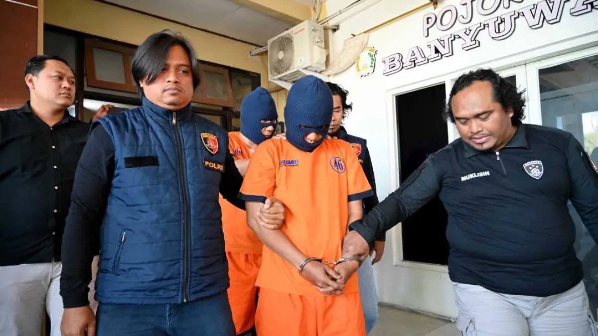 Sindikat pecah kaca Banyuwangi ternyata diduga beraksi hingga Malaysia. Polisi gandeng PDRM dan Interpol, kerugian jaringan capai Rp1,1 miliar. (Ramada Kusuma/Radar Banyuwangi)