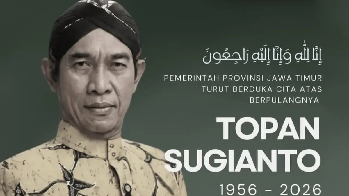 Topan Srimulat meninggal. (Instagram: jatimpemprov)