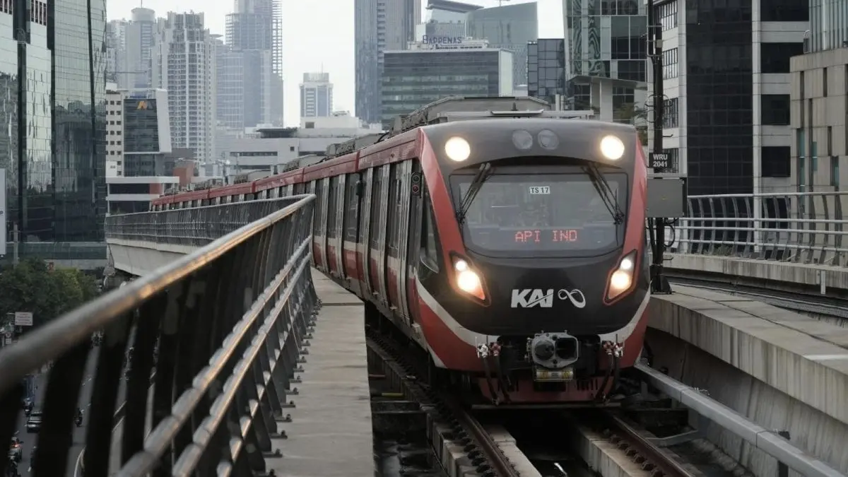 LRT Jabodebek memasuki tiga tahun perjalanan sejak beroperasi pada 28 Agustus 2023 dan telah melayani 75,9 juta pelanggan hingga 27 Agustus 2026. (Antara)