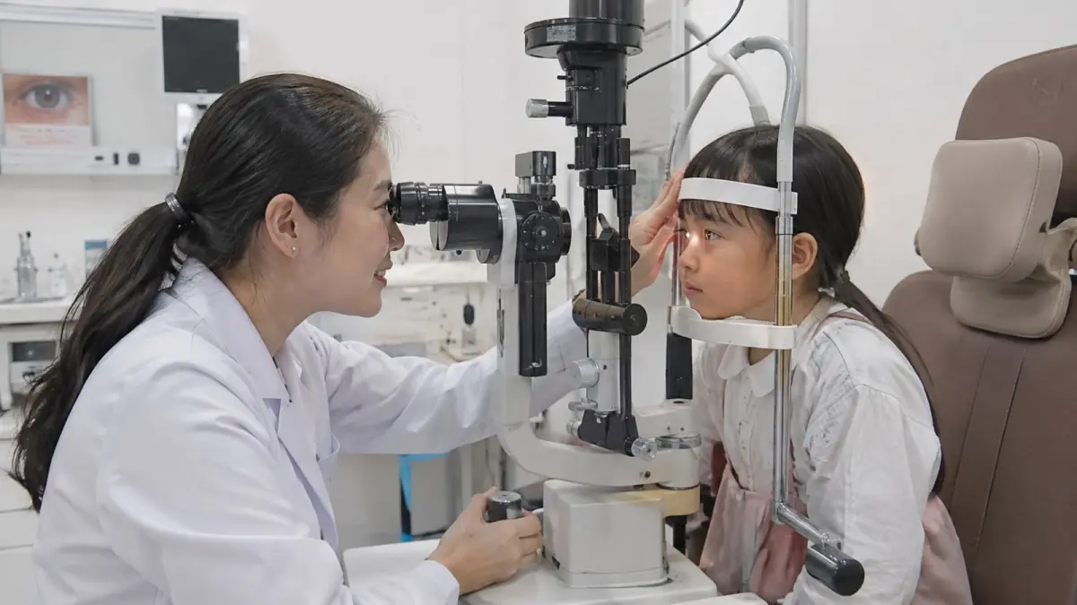 Pemeriksaan mata sejak dini membantu mendeteksi gangguan penglihatan seperti amblyopia atau mata malas pada anak. (ChatGPT)