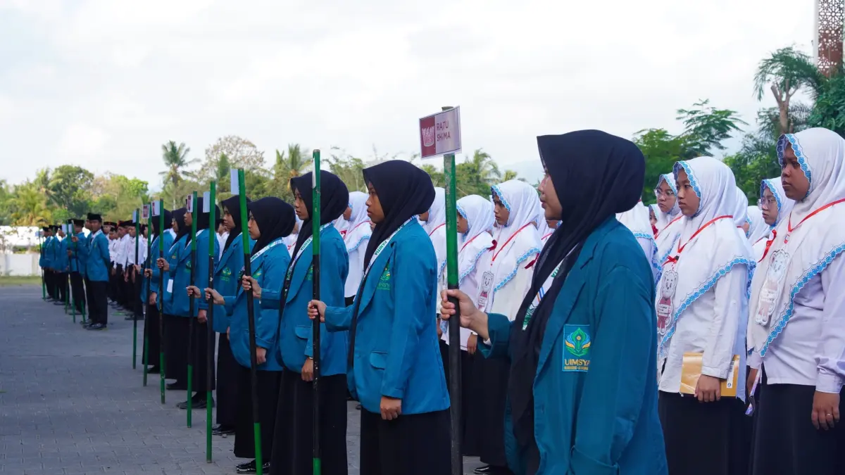 Ratusan mahasiswa baru mengikuti Pekka Uimsya Blokagung 2026. (FOTO: Uimsya Blokagung)