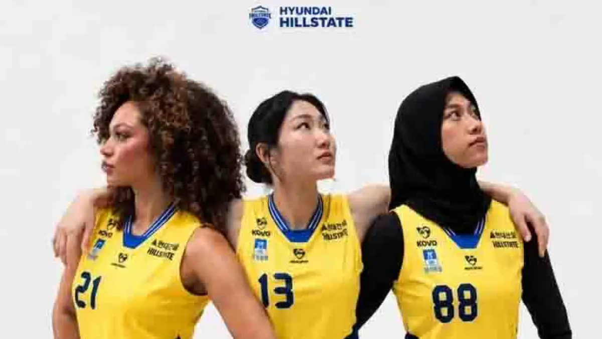 Jordan Wilson, Jung Ji-yoon, Megawati Hangestri. (Hyundai Hillstate)