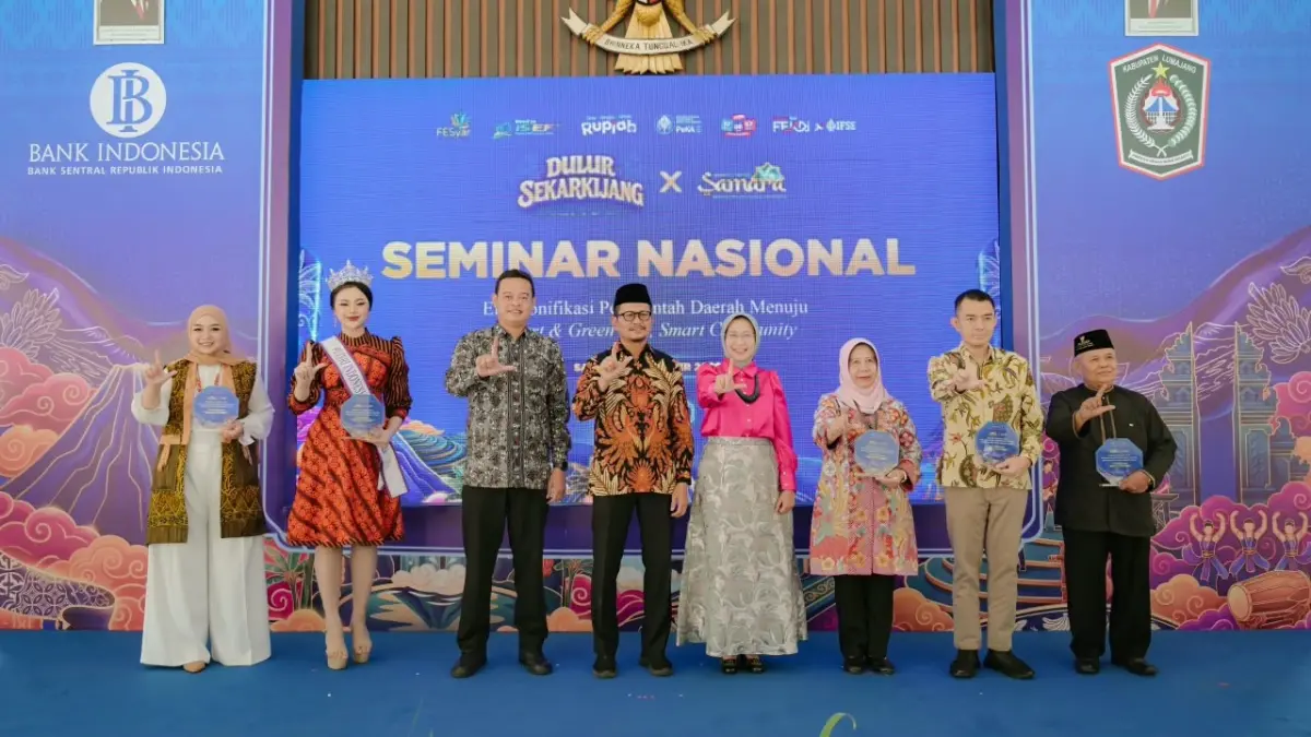 Puteri Indonesia, Kepala Kantor BI Jember, Bupati Lumajang. (Bank Indonesia)