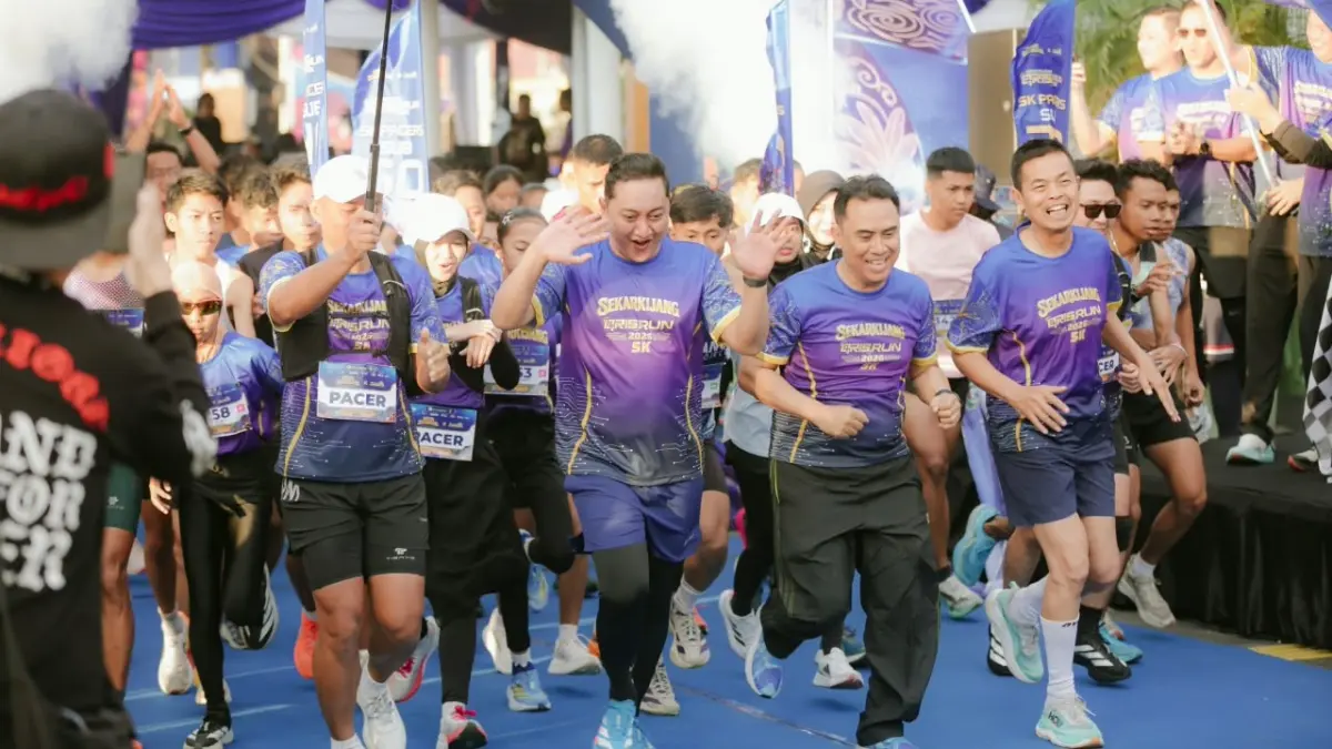 Sekarkijang QRIS Run 5K. (Bank Indonesia)