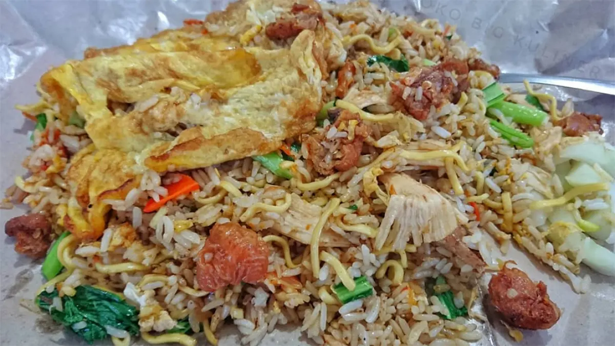 Ilustrasi nasi goreng mawut (Instagram @kokobigkuliner)