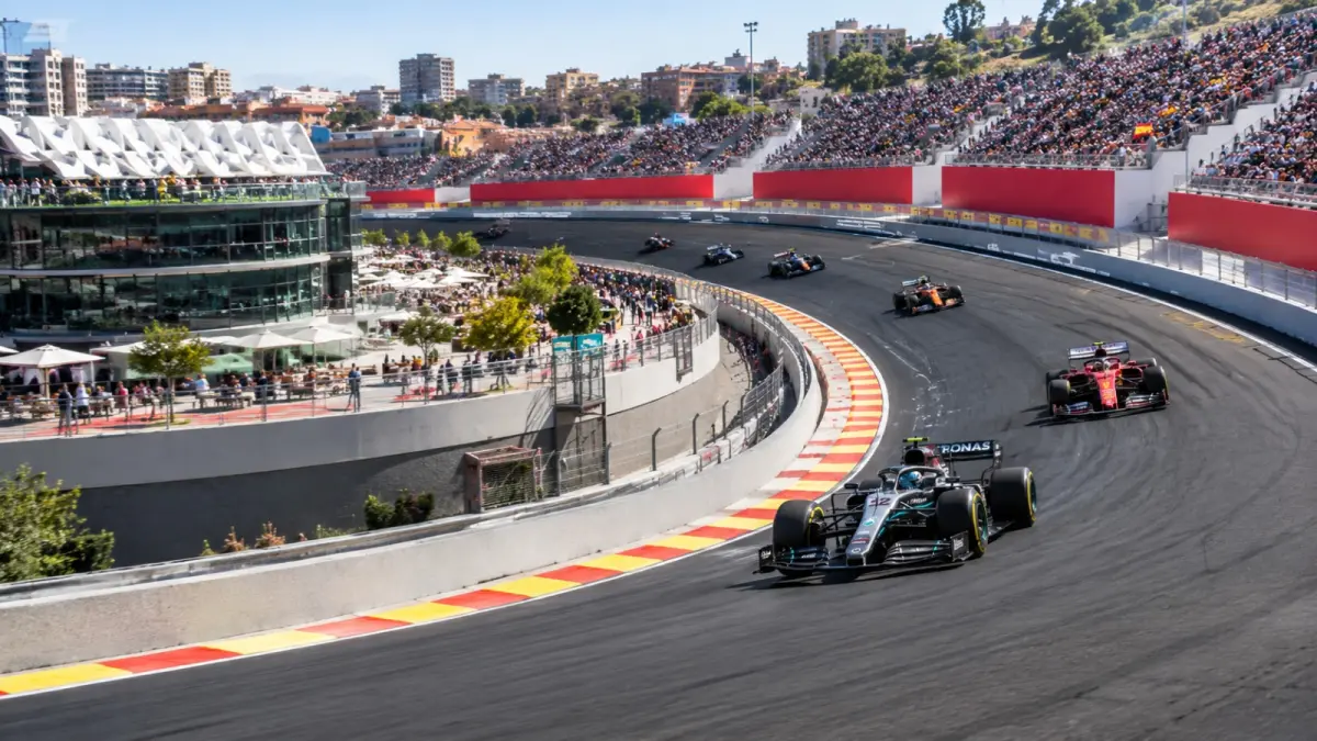 Circuito de Madring menjadi tantangan baru Formula 1 pada GP Madrid 2026. Andrea Kimi Antonelli datang sebagai favorit setelah memimpin klasemen pembalap. (ChatGPT)