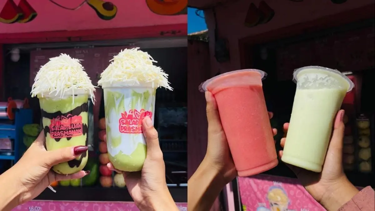 Smoothies dan jus buah sama-sama berbahan buah segar, tetapi berbeda dalam proses pengolahan, tekstur, kandungan serat, serta bahan tambahan yang digunakan. (Natya untuk Radar Banyuwangi)