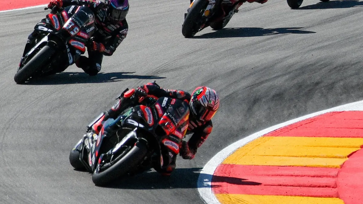 Marco Bezzecchi menjadi pembalap tercepat pada Practice MotoGP San Marino 2026 di Misano dengan catatan waktu 1:30,144. (MotoGP)