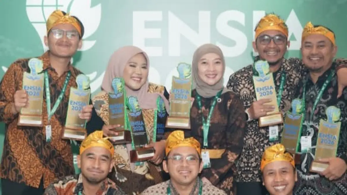 Pertamina Patra Niaga Regional Jawa Timur, Bali, dan Nusa Tenggara meraih 69 penghargaan dalam ENSIA 2026 di Bali, terdiri atas 11 Platinum, 18 Gold, 39 Silver, serta satu penghargaan Local Hero Inspiratif. (Istimewa)