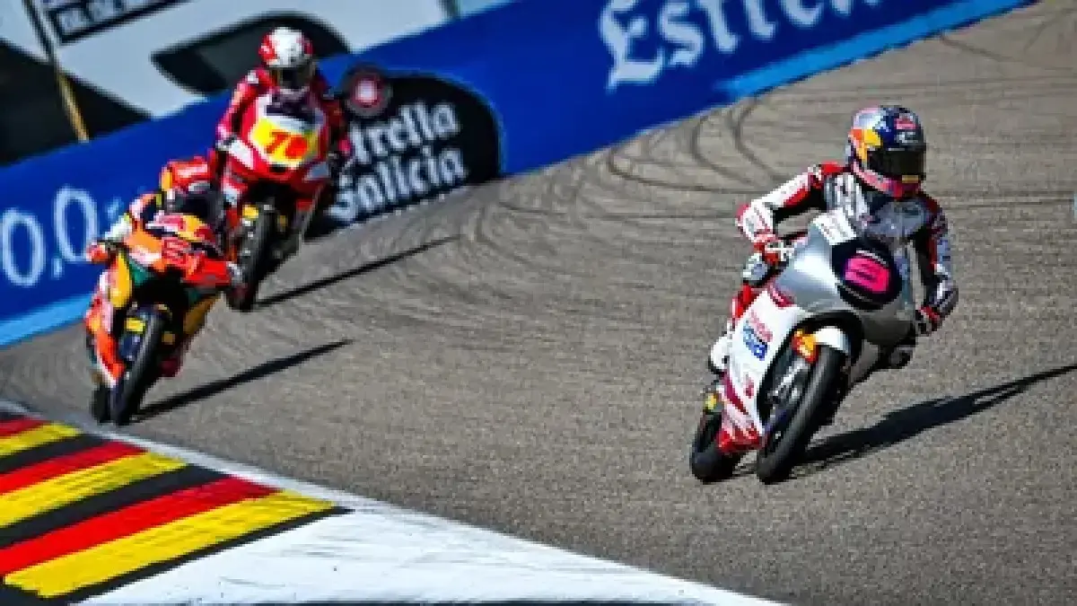 Veda Ega Pratama finis ke-13 di sesi Practice Moto3 GP San Marino dan mengamankan tiket langsung ke Q2 dengan catatan 1 menit 41,770 detik.