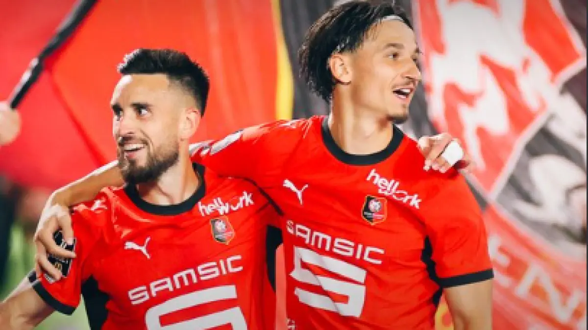 DUEL SENGIT: Rennes akan bertandang ke markas Sturm Graz dalam laga Liga Europa (Rennes)