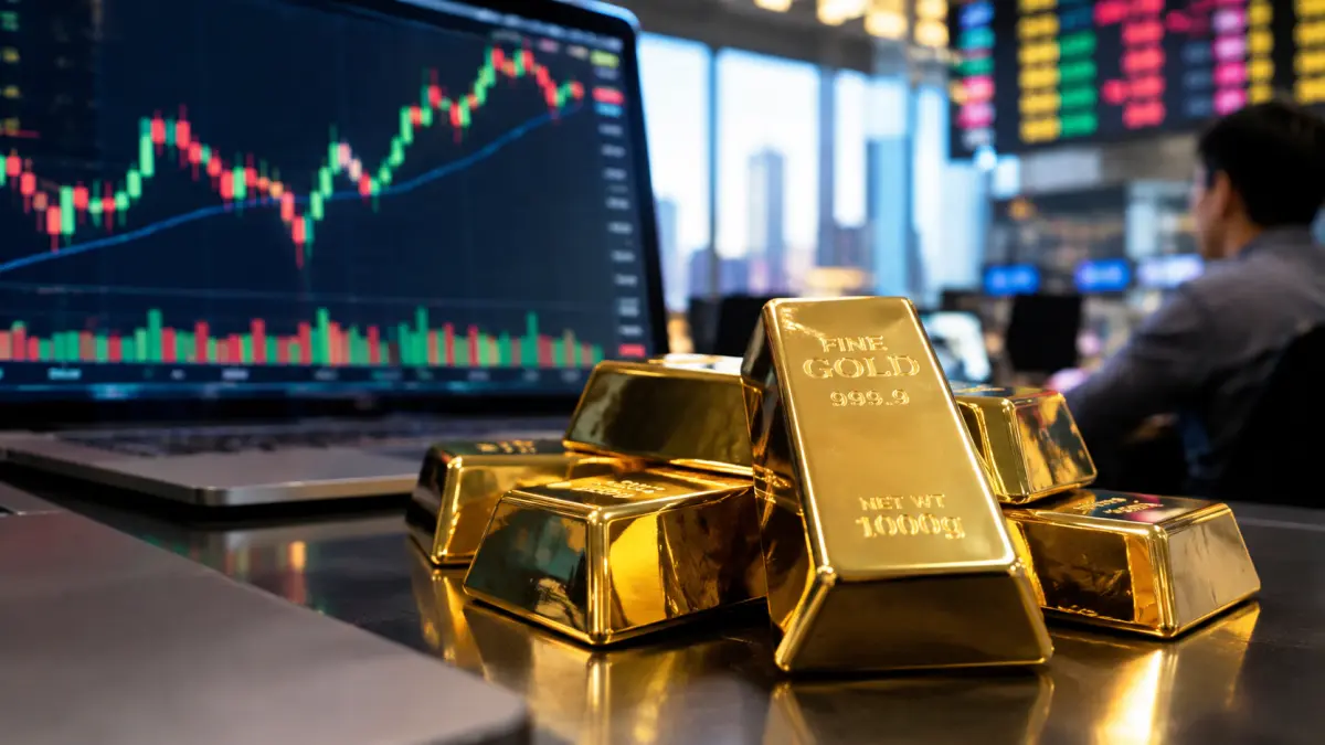 Pergerakan IHSG, rupiah dan harga emas pada awal pekan masih dibayangi harga minyak dunia serta ekspektasi kebijakan suku bunga The Fed. (ChatGPT)