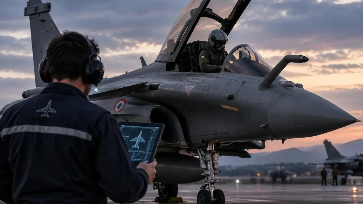 Dua algoritma AI diuji pada Rafale sebagai bagian dari teknologi tempur masa depan. (ChatGPT)