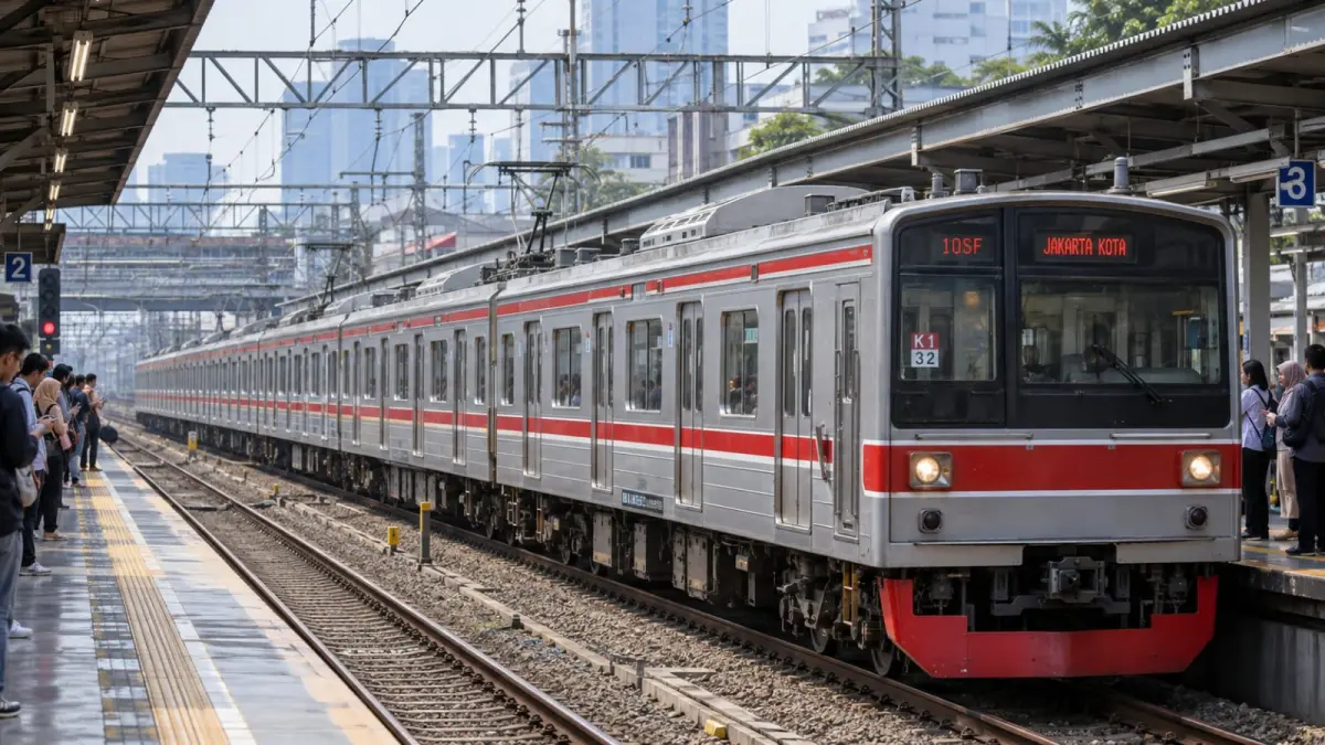 KRL melayani perjalanan pengguna Commuter Line Jabodetabek. Komisi VI DPR RI menyetujui rencana KAI mengimpor 23 rangkaian KRL bekas dari Jepang sebagai solusi transisi untuk menutup kekurangan armada. (ChatGPT)