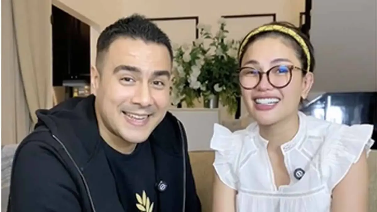 Nofel Saleh Hilabi dan Nikita Mirzani. (tiktok.com/@nikitamirzanimawardi173)