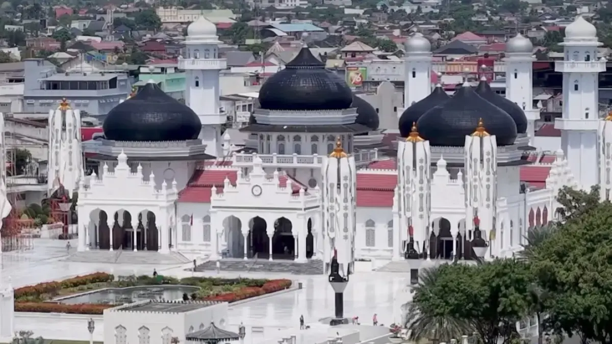 Masjid Raya Baiturrahman Banda Aceh. (Instagram: grandbaiturrahman)