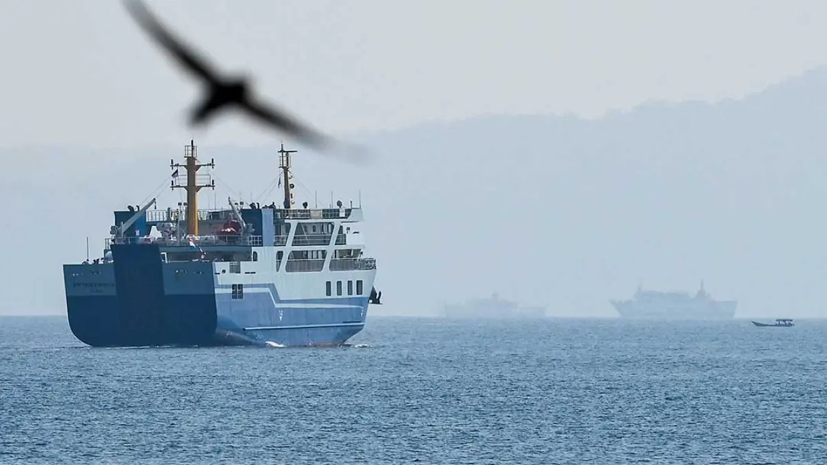 ARMADA BARU: Kapal motor penumpang (KMP) Trisila Bakti 3 saat berlayar melayani rute pelayaran di lintasan Ketapang–Gilimanuk Kamis (24/9). (Ramada Kusuma/Radar Banyuwangi)