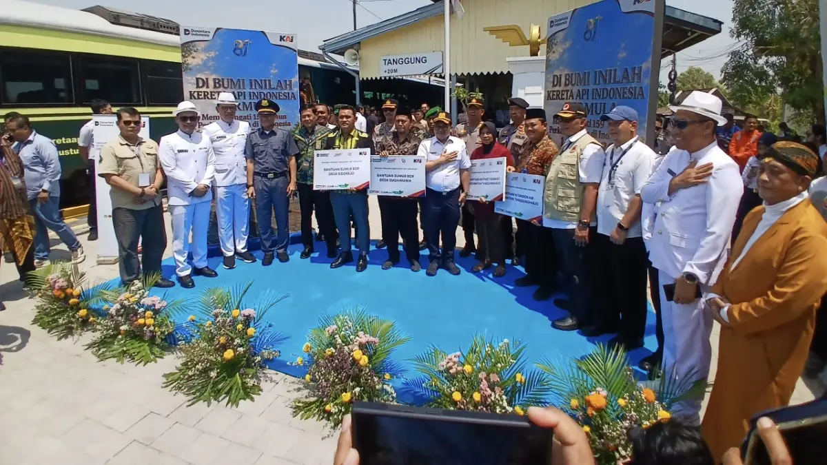 Empat sumur bor dibangun di Kabupaten Grobogan dan Demak untuk mendukung kebutuhan air bersih masyarakat saat musim kemarau. (KAI)