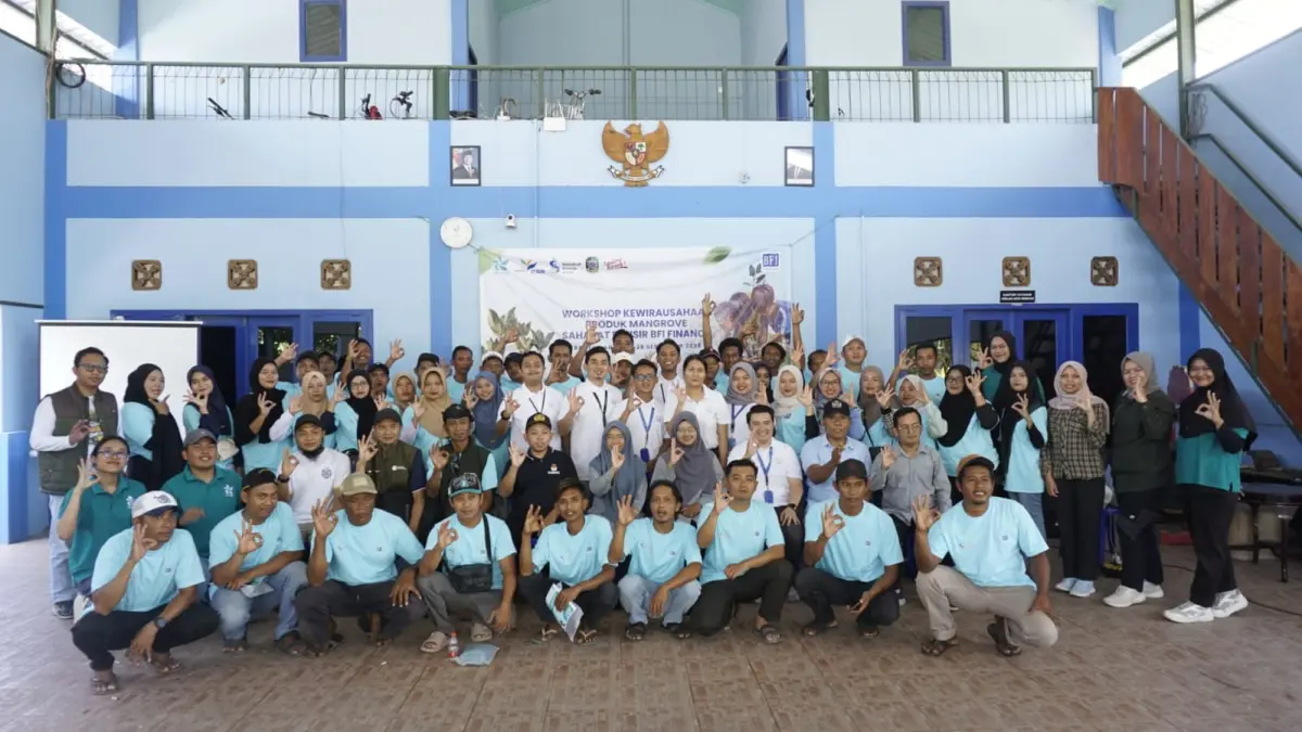 Sebanyak 50 nelayan mendapat pembekalan pengelolaan usaha hingga pengolahan mangrove menjadi produk makanan bernilai jual. (Istimewa)
