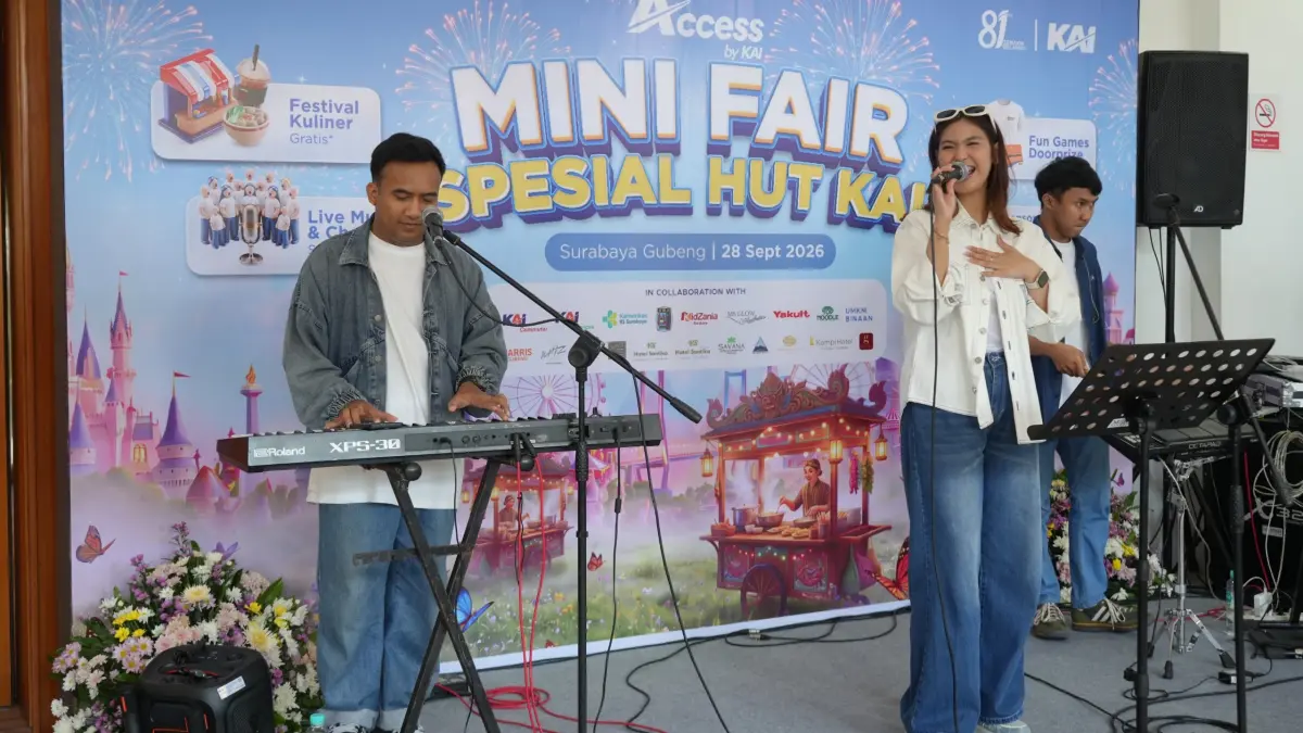 Penampilan Live Music & Choir “Sound of Nine”. (KAI)