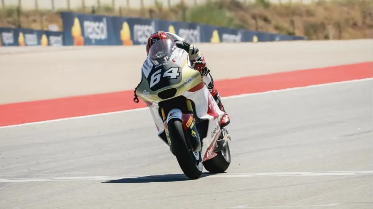 Mario Aji finis P25 di sesi Practice Moto2 GP Jepang. (Instagram/mariosuryoaj1)