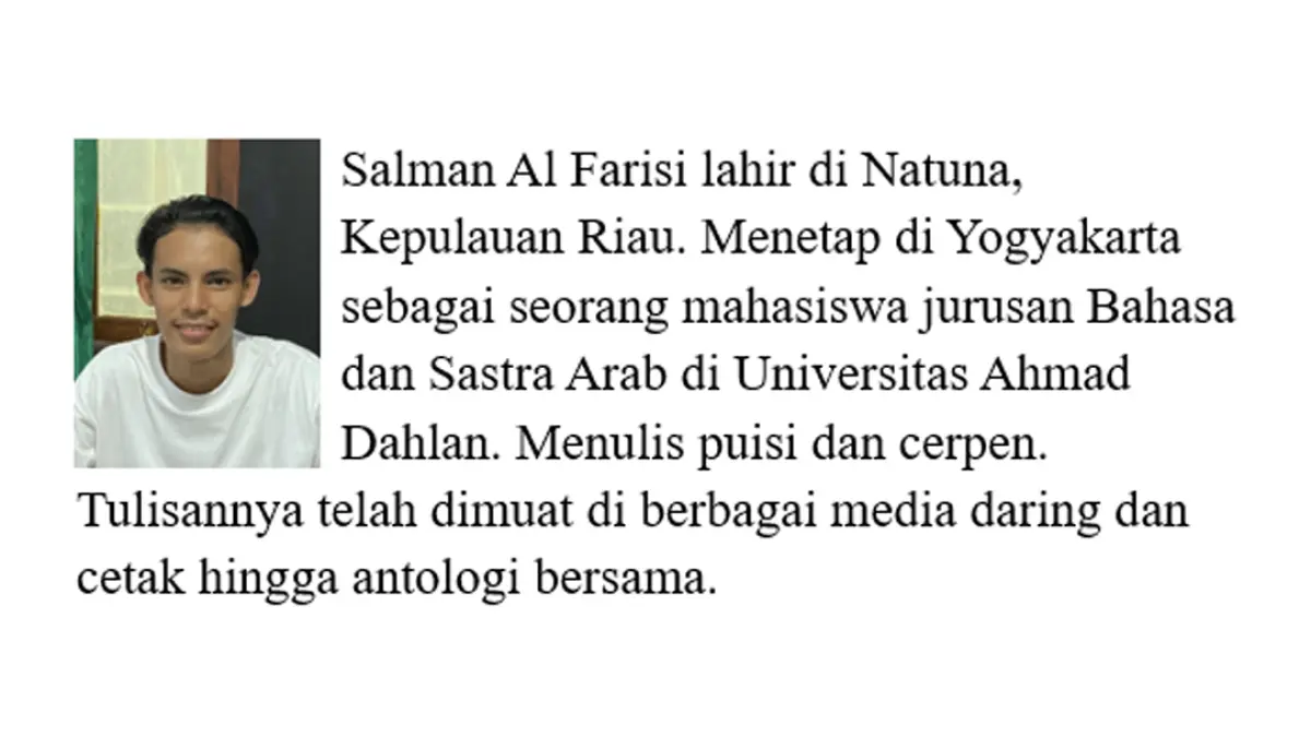 Puisi oleh Salman Al Farisi