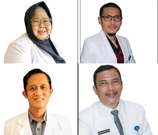 BANYAK: Empat dokter spesialis kebidanan dan kandungan yang melayani pasien di RS Al Huda, Gambiran, Banyuwangi. (RS Al Huda for Radar Banyuwangi)