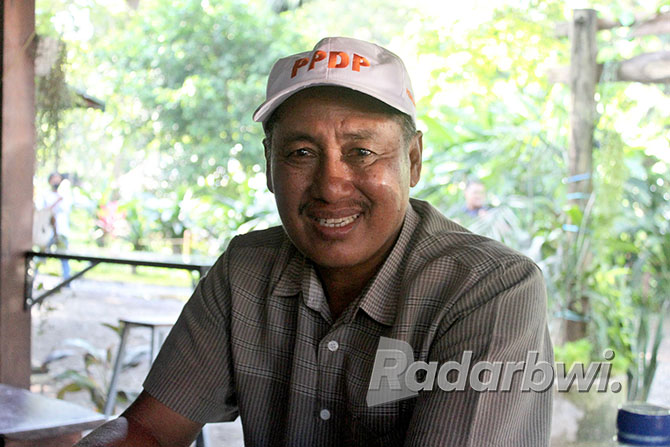 Choirul Imam, ketua panitia petik laut Muncar. (Salis Ali/Radar Genteng)