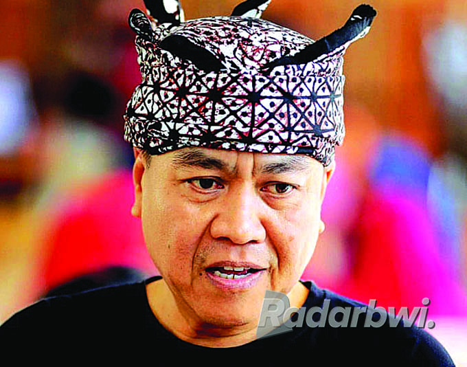 Hasan Basri, Ketua Dewan Kesenian Blambangan (DKB) Banyuwangi.