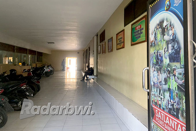 LAMA: Beginilah kondisi eks ruang pelayanan SIM saat masih dilayani di Mapolresta Banyuwangi.