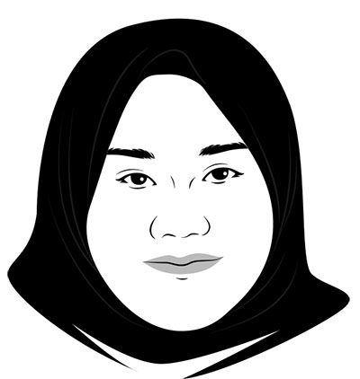Siti Rahma Nur Fadila, Siswi Madrasah Aliyah Al Amiriyyah, Santri Darussalam Blokagung, Banyuwangi.