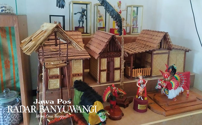ANTIK: Barang-barang bersejarah masyarakat Suku Osing di Museum Desa Kemiren, Kecamatan Glagah.   (Gareta Wardani/Radar Banyuwangi)