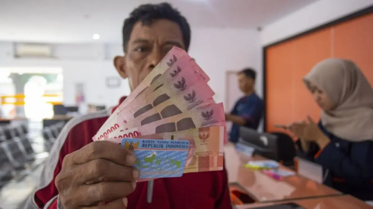Ilustrasi pencairan bansos