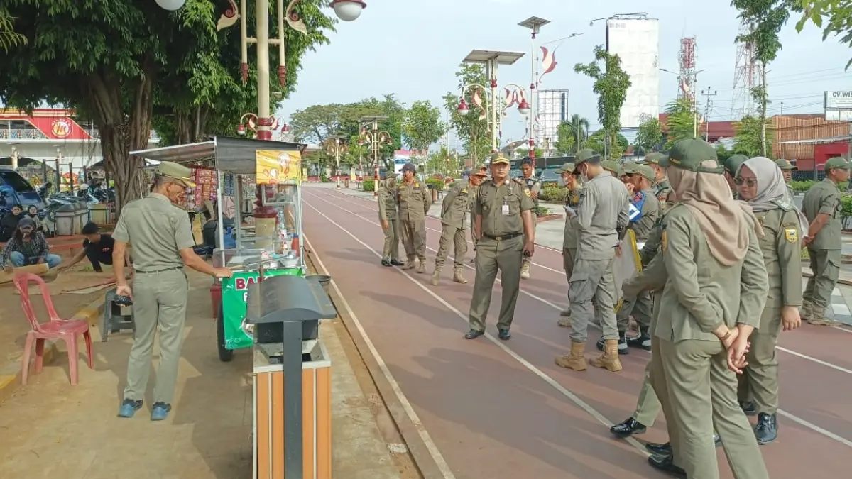 Ilustrasi penertiban pedagang kaki lima. (Radar Jogja File)  