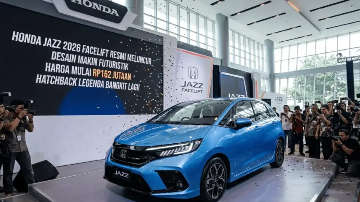 Honda Jazz 2026 Facelift Resmi Meluncur, Desain Makin Futuristik dengan Harga Mulai Rp162 Jutaan, Hatchback Legendaris Bangkit Lagi!