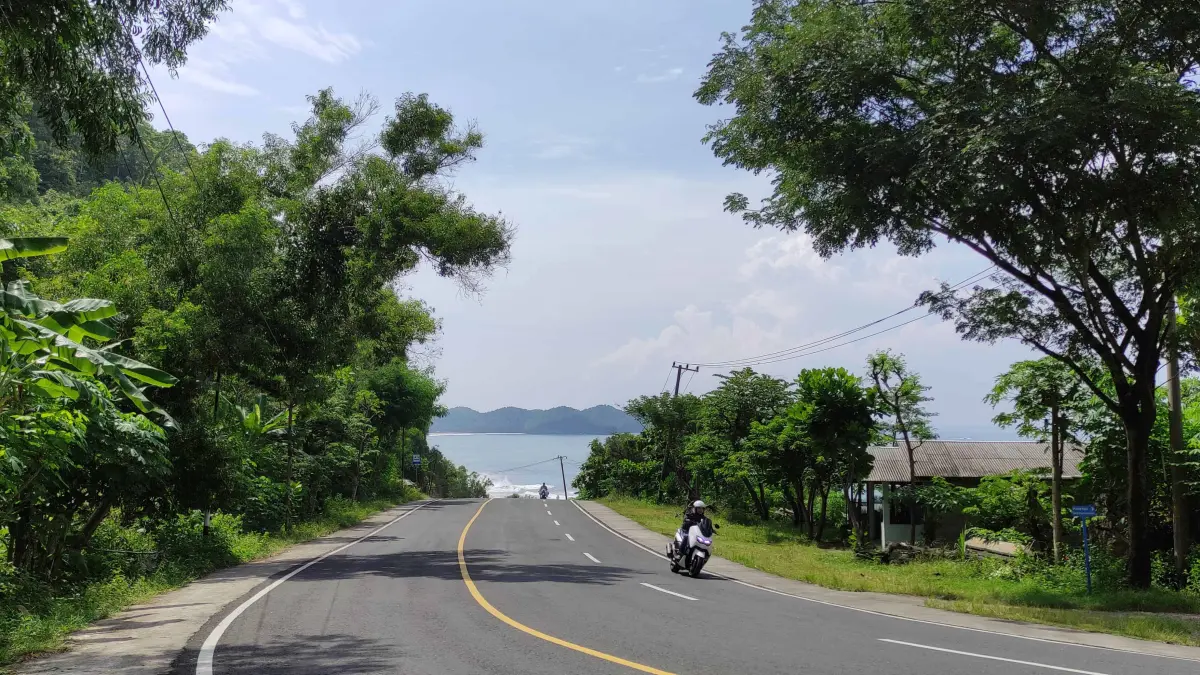 Jalur Lintas Selatan menjadi salah satu rute alternatif menghubungkan Trenggalek, Wonogiri, Pacitan dan Jogjakarta.