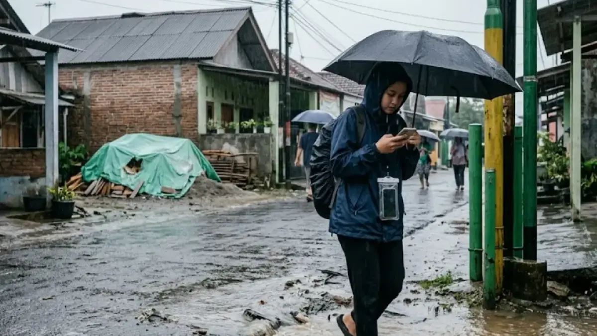 Waspada! 5 Penyakit yang Mengintai di Balik Romantisnya Musim Hujan (Farhan Reza Ardiansyah/JAWAPOS RADAR BOJONEGORO)
