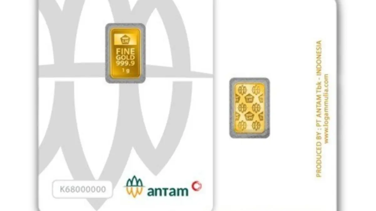 Logam mulia Antam 1 gram