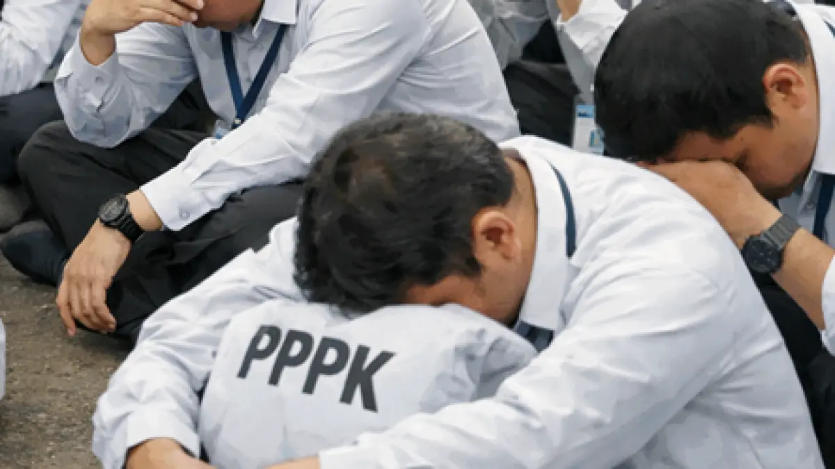 Ilustrasi guru PPPK.