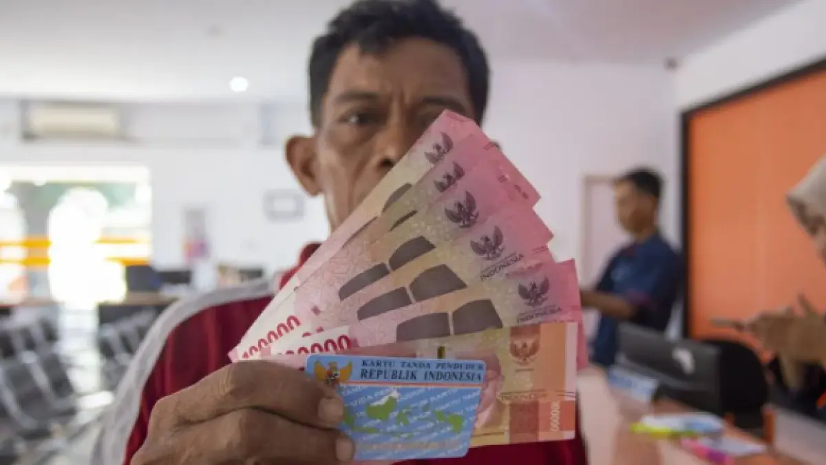 Ilustrasi pencairan bansos