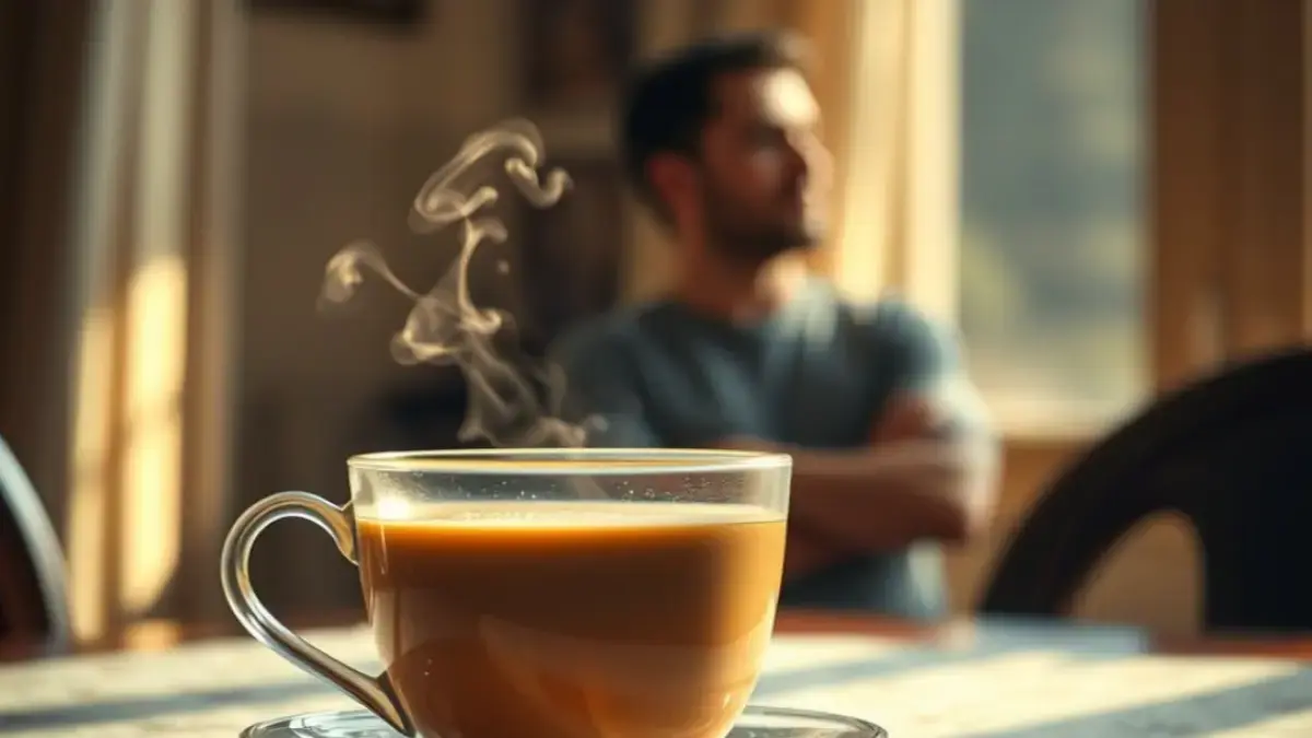 seseorang menikmati secangkir kopi saat sedang berpikir (Pinterest)