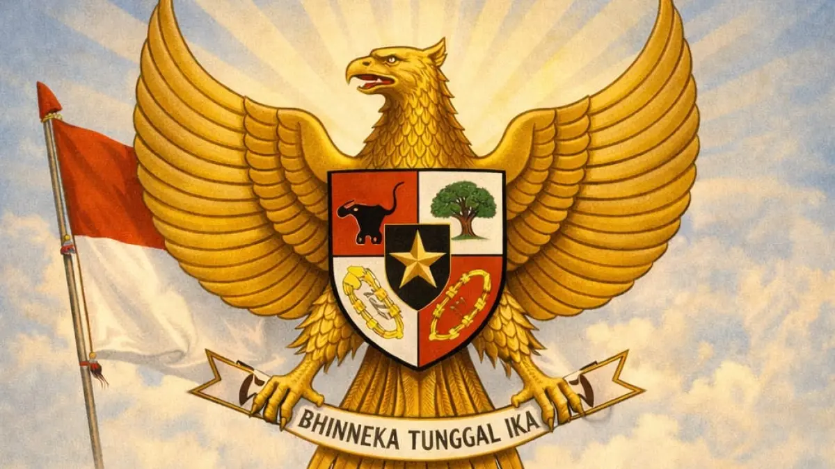 1 Juni diperingati sebagai Hari lahir pancasila. ( Ilustrasi AI)