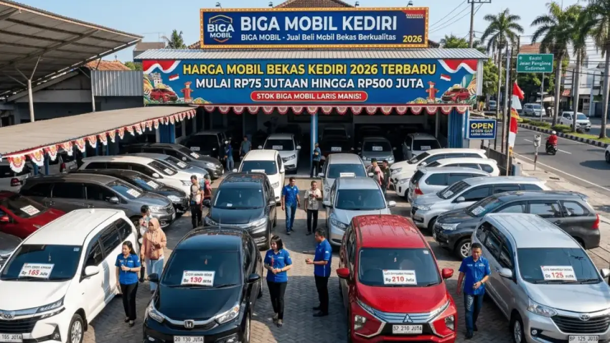 Harga Mobil Bekas Kediri 2026 Terbaru, Mulai Rp75 Jutaan hingga Rp500 Juta, Stok Biga Mobil Laris Manis!