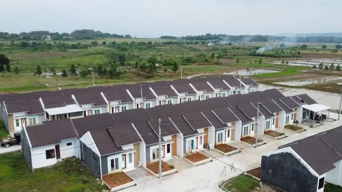 Ilustrasi perumahan subsidi yang dibiayai KPR FLPP BRI sebagai bagian dukungan terhadap Program 3 Juta Rumah.