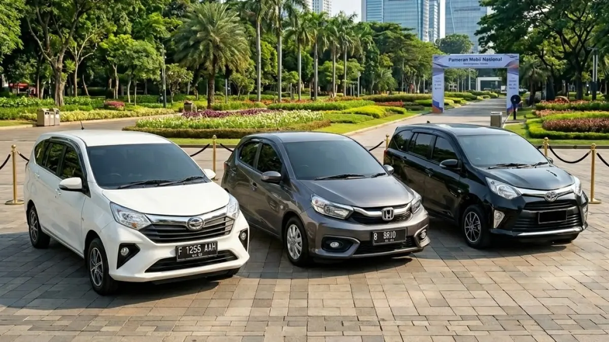 Deretan mobil bekas murah