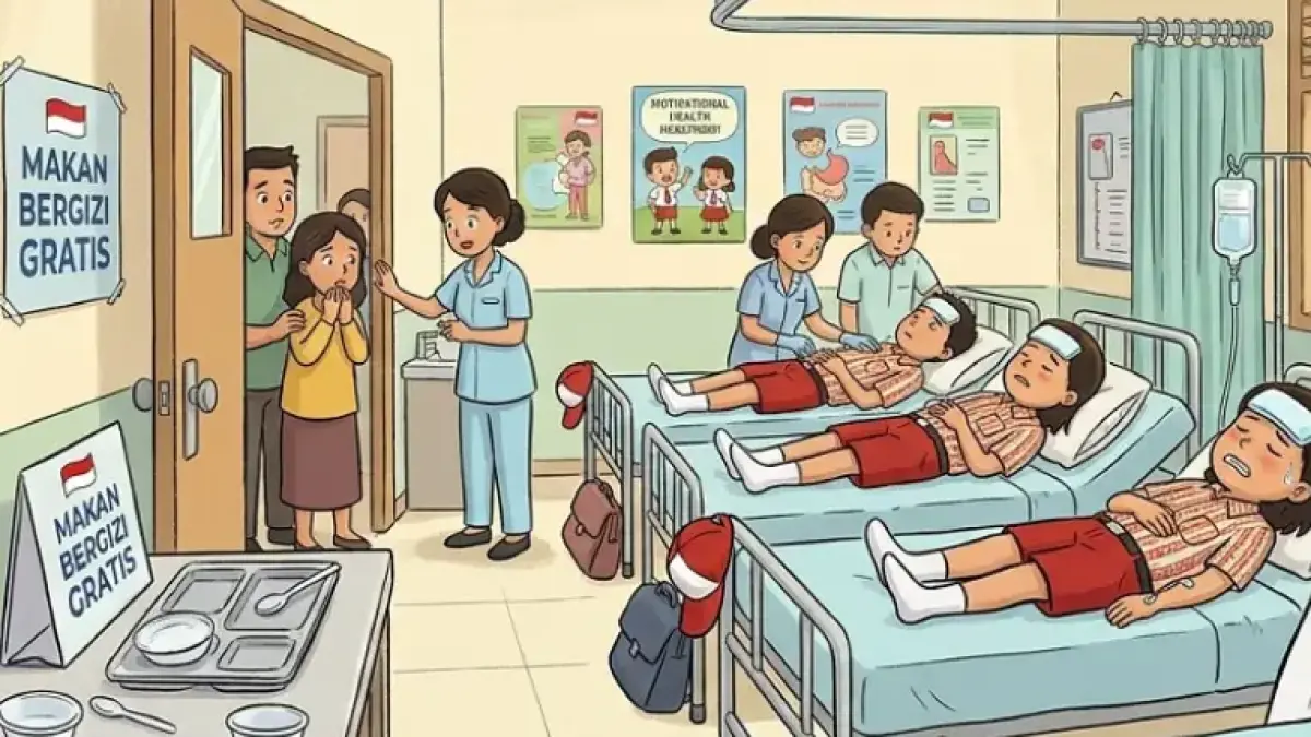 Ilustrasi siswa dirawat di puskesmas. (Ainul Hafidz/AI/Radar Jombang)
