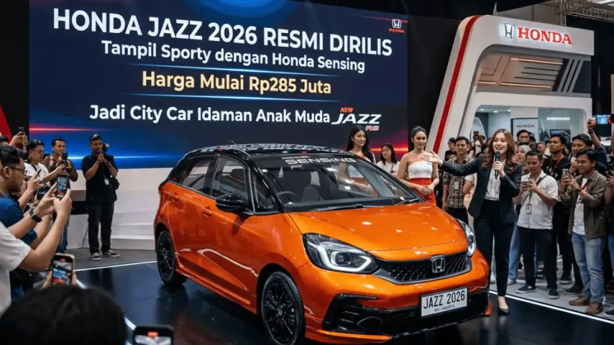 Honda Jazz 2026 Resmi Dirilis, Tampil Sporty dengan Honda Sensing dan Harga Mulai Rp285 Juta, Jadi City Car Idaman Anak Muda