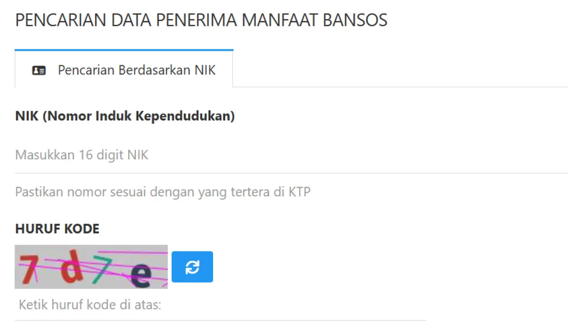 Cek Desil bantuan sosial (Bansos) 2026